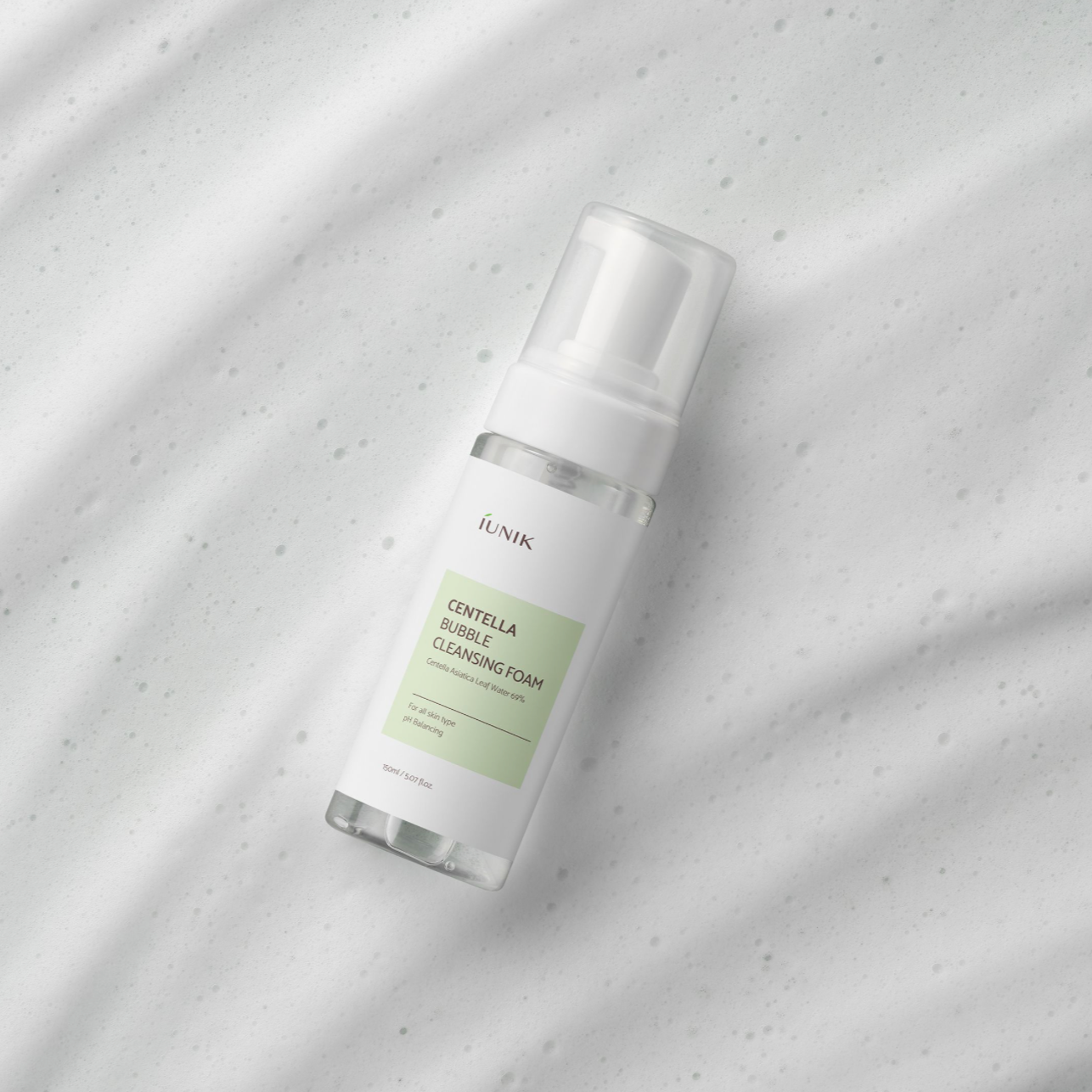 IUNIK Centella Bubble Cleansing Foam