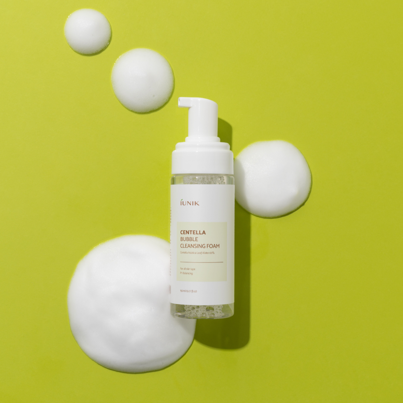 IUNIK Centella Bubble Cleansing Foam