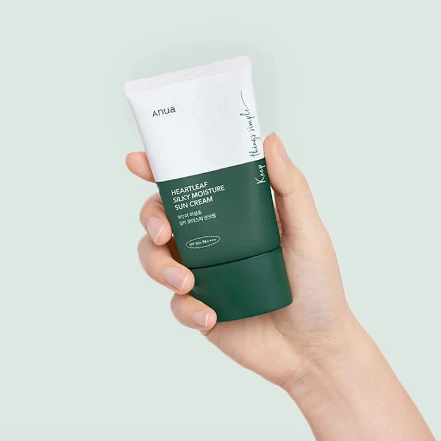ANUA Heartleaf Silky Moisture Sunscreen